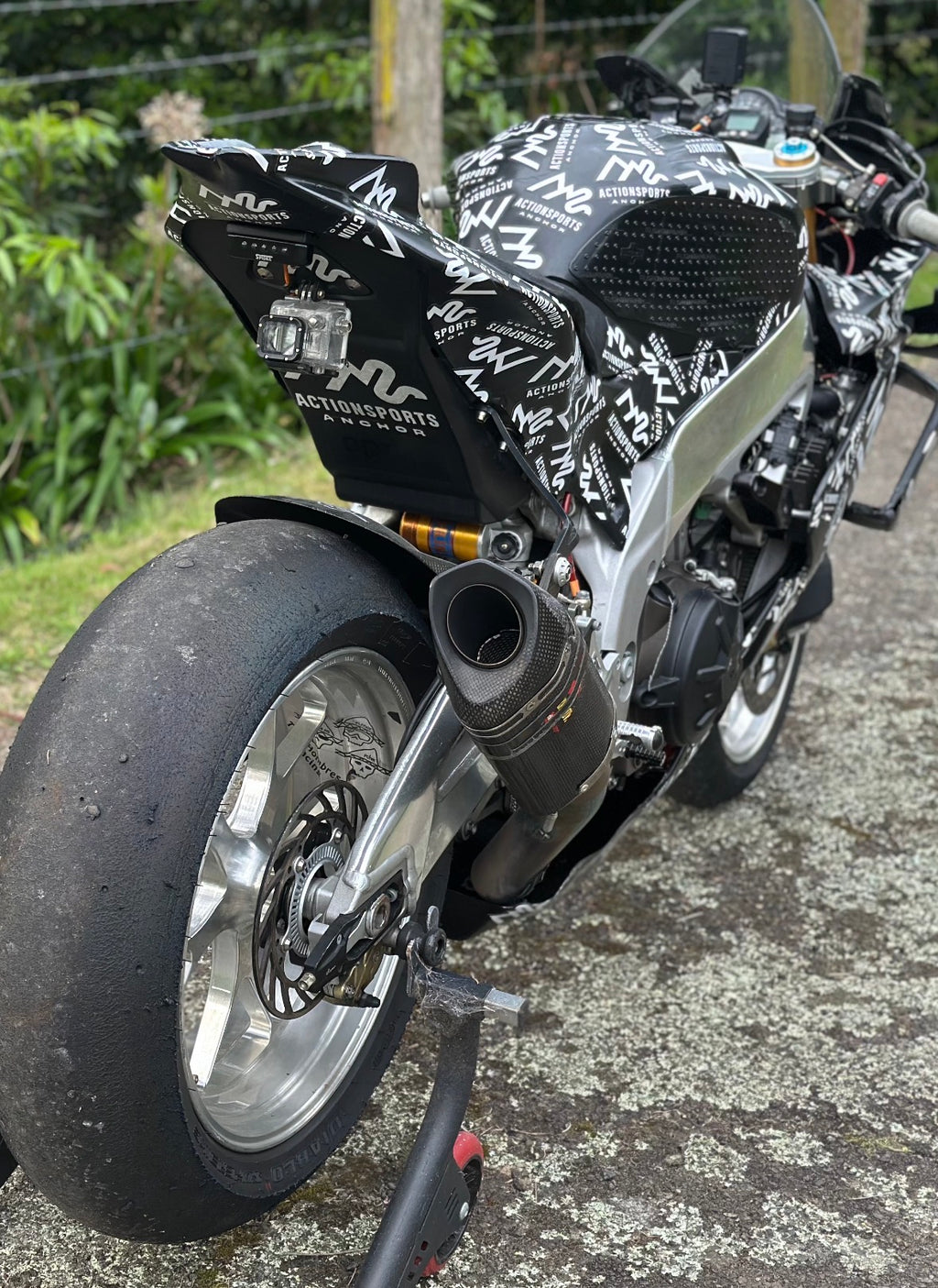 Actionsports Anchor Aprilia RSV4 Rear Camera Race Bundle