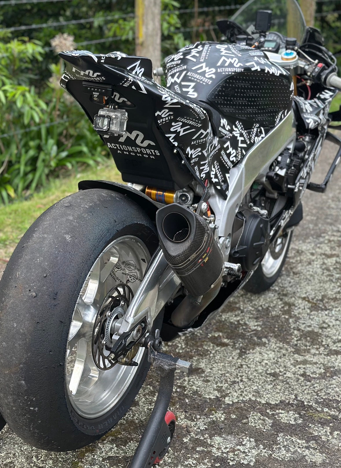 Actionsports Anchor Aprilia RSV4 Rear Camera Race Bundle